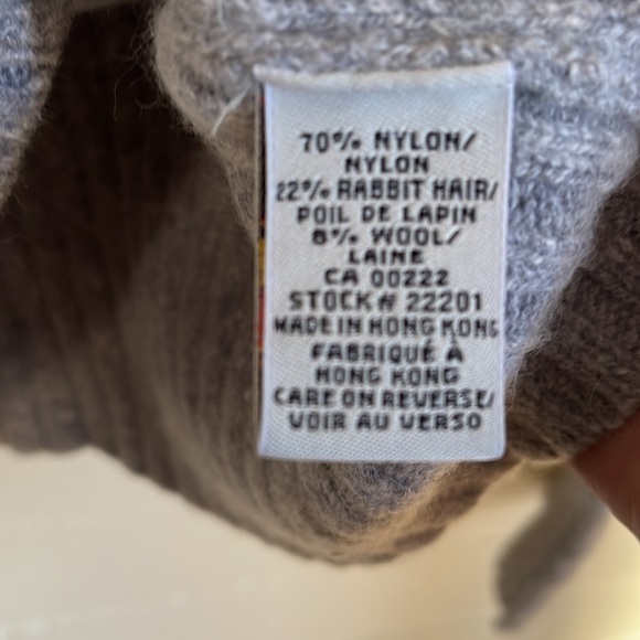 Angora blend cowl neck Sweater (L) - Picture 7 of 12